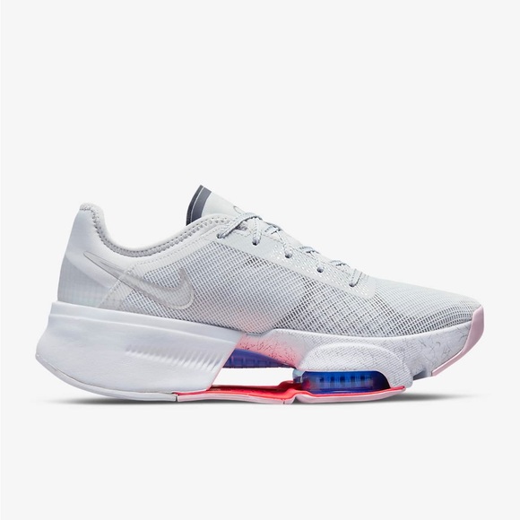 Nike Air Zoom SuperRep 3 Sneakers {Platinum/Grey/Silver} 9 - Picture 3 of 13